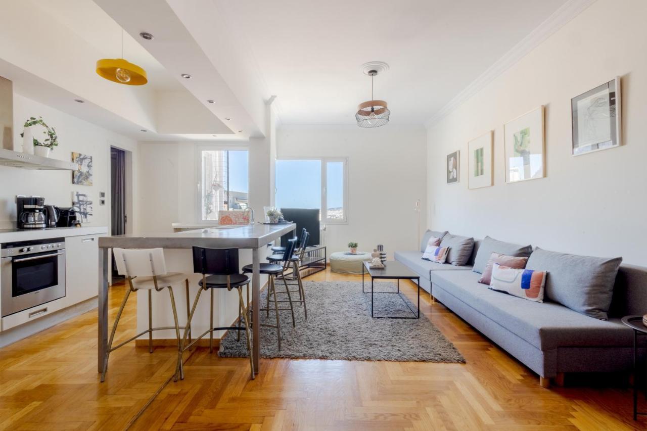 3 Bdr Apt Incredible Acropolis View Atenas Exterior foto